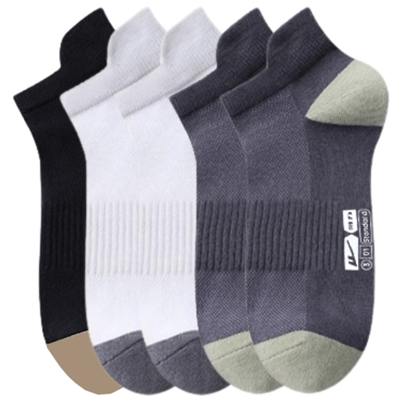 

Набор унисекс носков WARRIOR, 5 pack (черный+2 белый+2 серый)