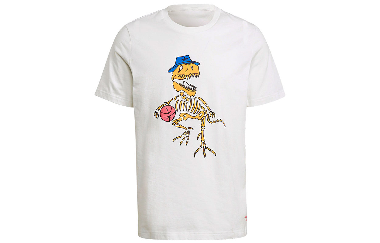 Футболка Adidas Originals мужская белая 5 Dino японская версия — фото 2