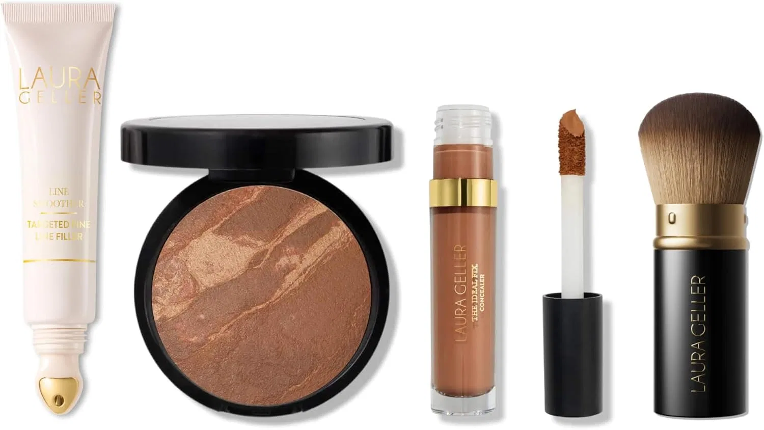 Набор для макияжа LAURA GELLER NEW YORK Line Smoother Kit, 4 предмета, оттенок Тоффи