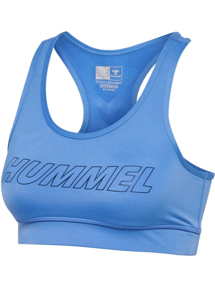 

Спортивный бюстгальтер синего цвета Hummel