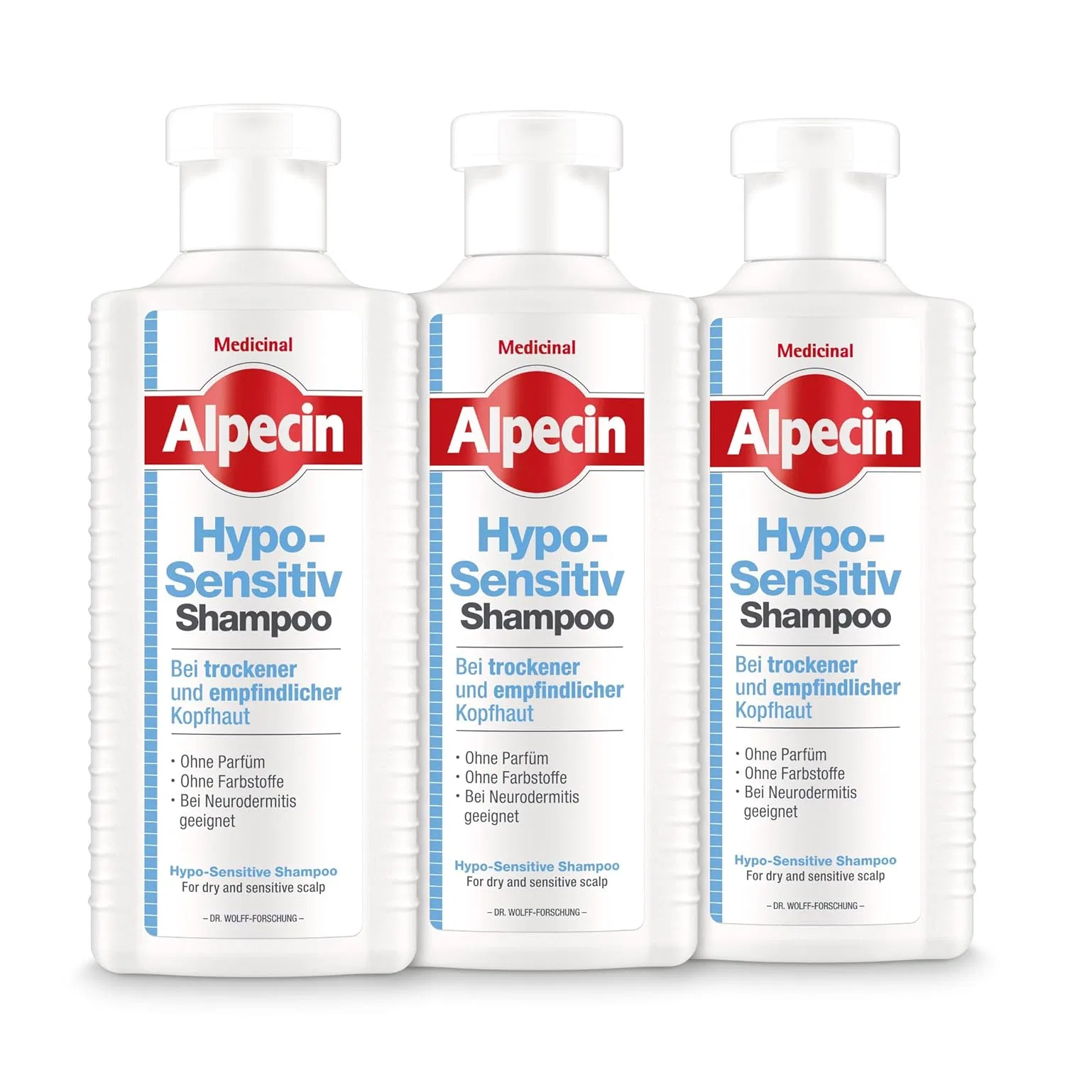 Гипоаллергенный шампунь «Hypo-Sensitiv» для чувствительной кожи головы от Alpecin, 250 мл Alpecin