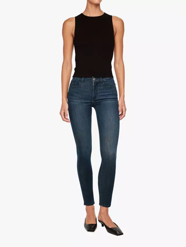 

Джинсы DL1961 Farrow High Rise Skinny, цвет dark indigo