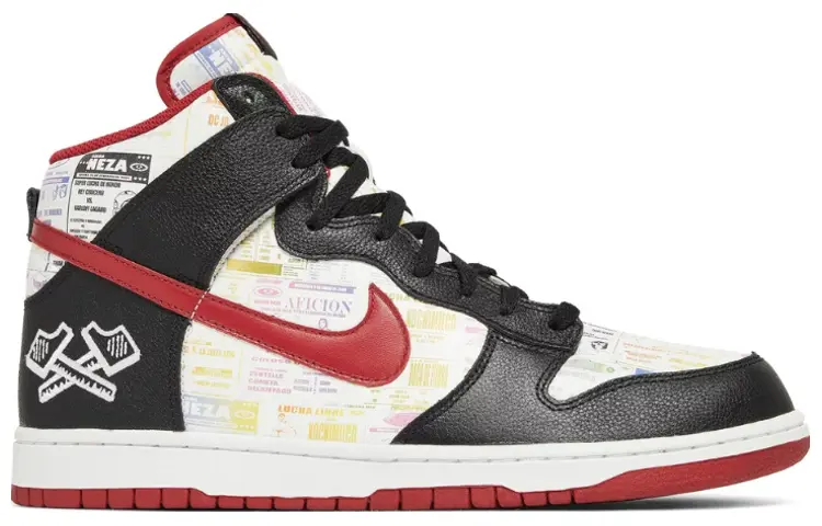 Высокие кроссовки dunk lucha libre Nike — фото 3
