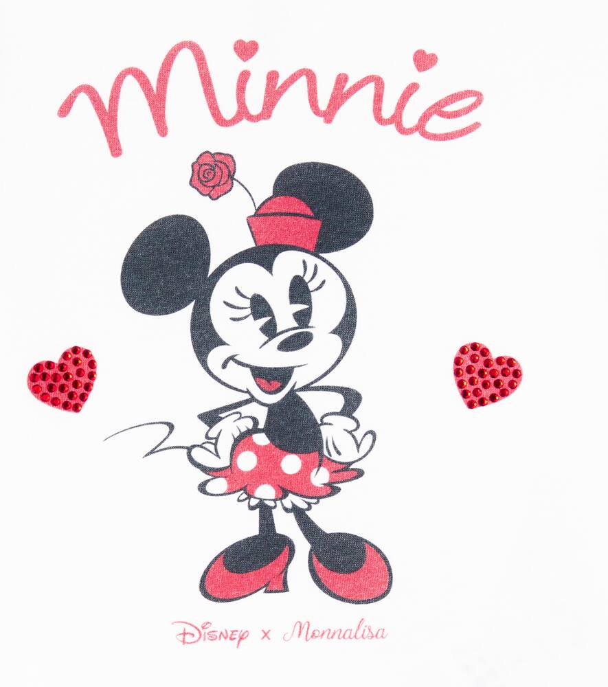 Футболка Disney Baby из хлопкового джерси Monnalisa, Panna — фото 3
