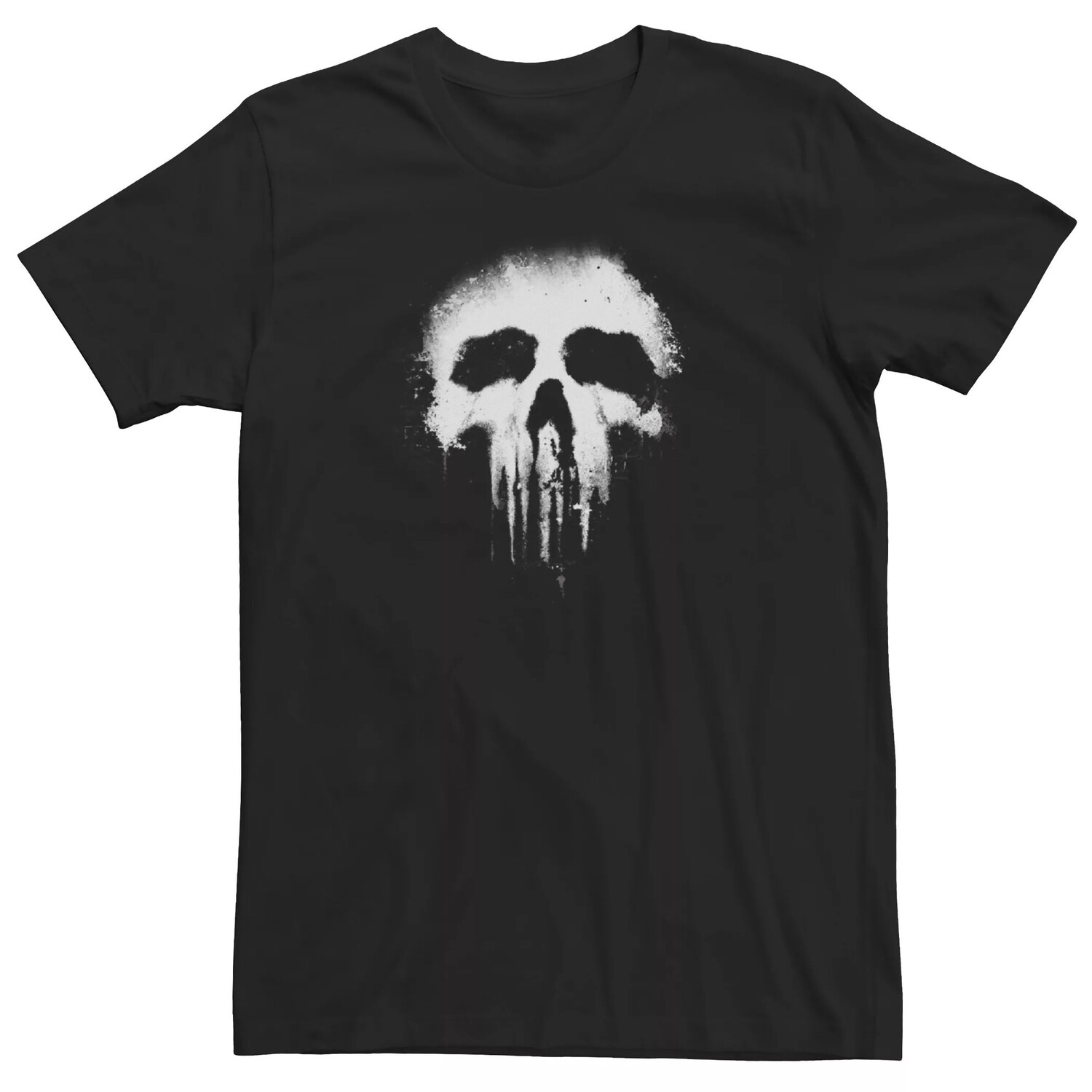 

Мужская футболка с рисунком Marvel Punisher в стиле гранж Licensed Character