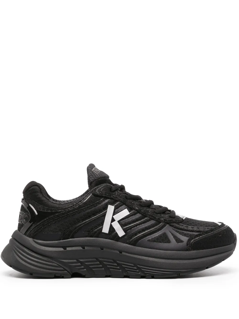 

Кроссовки Tech Runner на шнуровке KENZO, черный