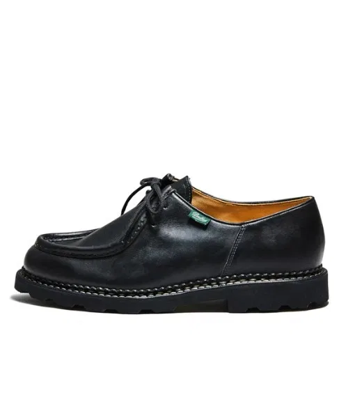 Мужские мокасины из кожи Paraboot MICHAEL чёрные — фото 2