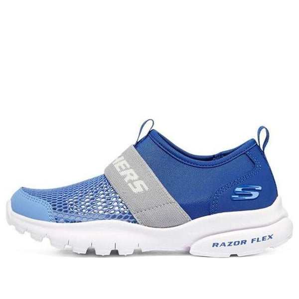 

Кроссовки razor flex 'blue grey' Skechers, синий