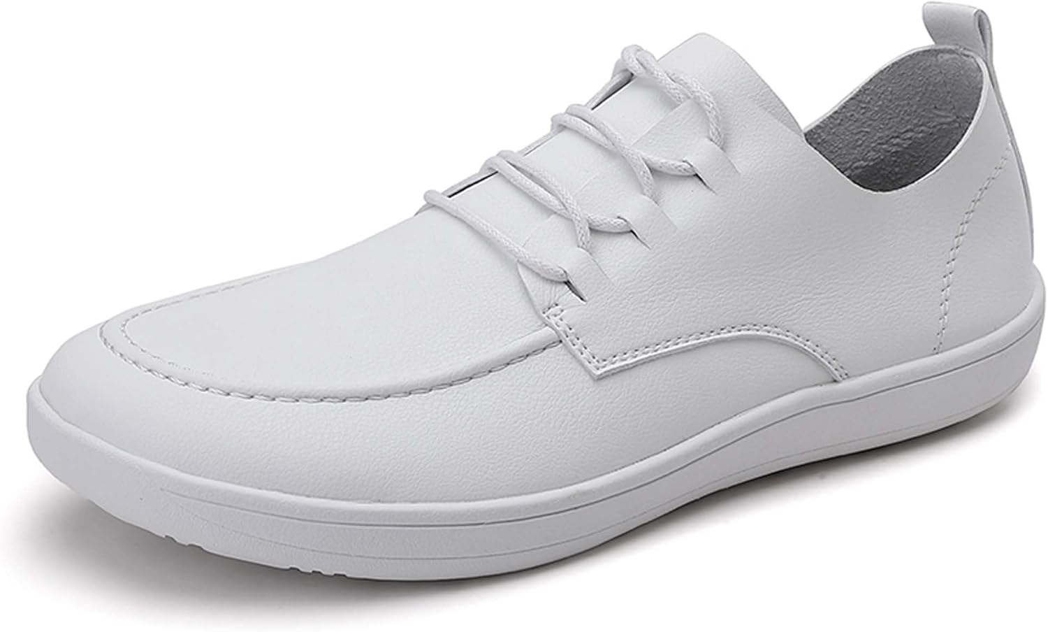 

Мужские минималистичные обувь-босоножки/Повседневный стиль/Комфортный широкий носок/Подошва с нулевым перепадом/Противоскользящая мягкая подошва/Деловые повседневные прогулочные кроссовки/Модные кроссовки, размеры для мужчин 5-13 US Generic, бел...