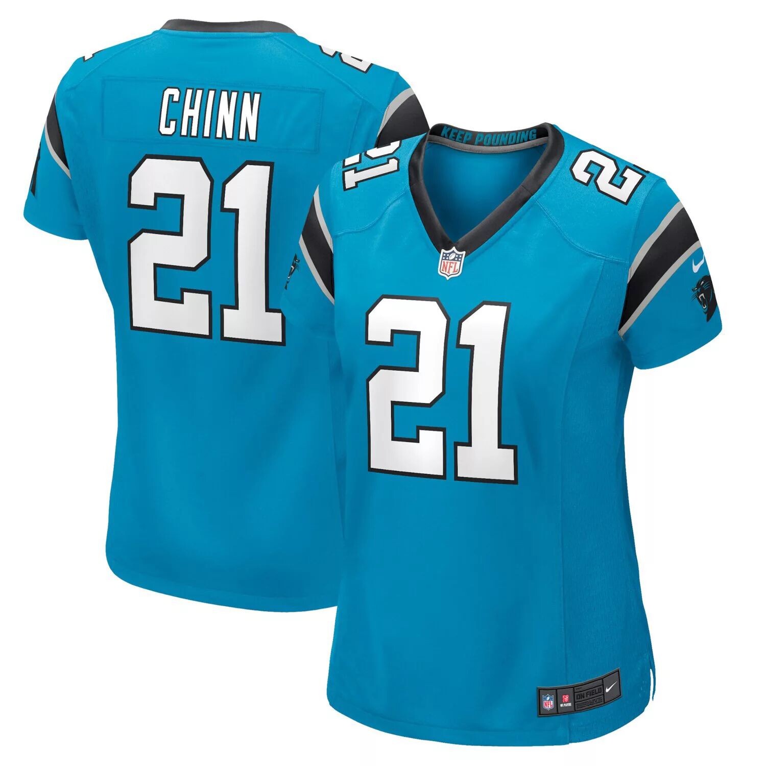 

Женское джерси Nike Jeremy Chinn Blue Carolina Panthers Player Game Nike