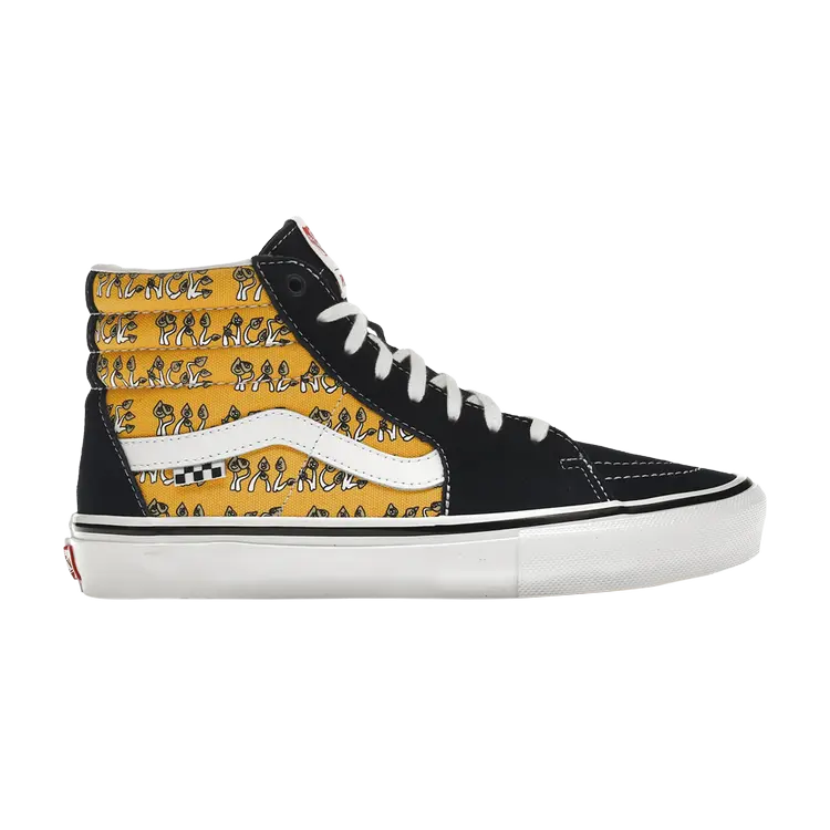 

Кроссовки Vans Palace x Skate Sk8-Hi, желтый