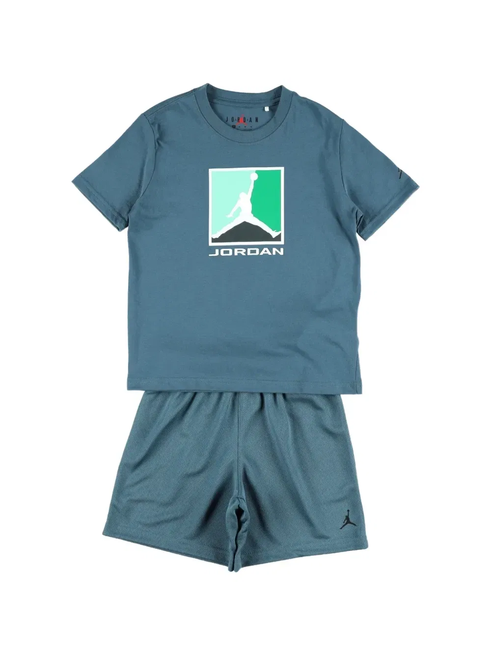 Спортивный костюм с логотипом Jordan Kids, серый