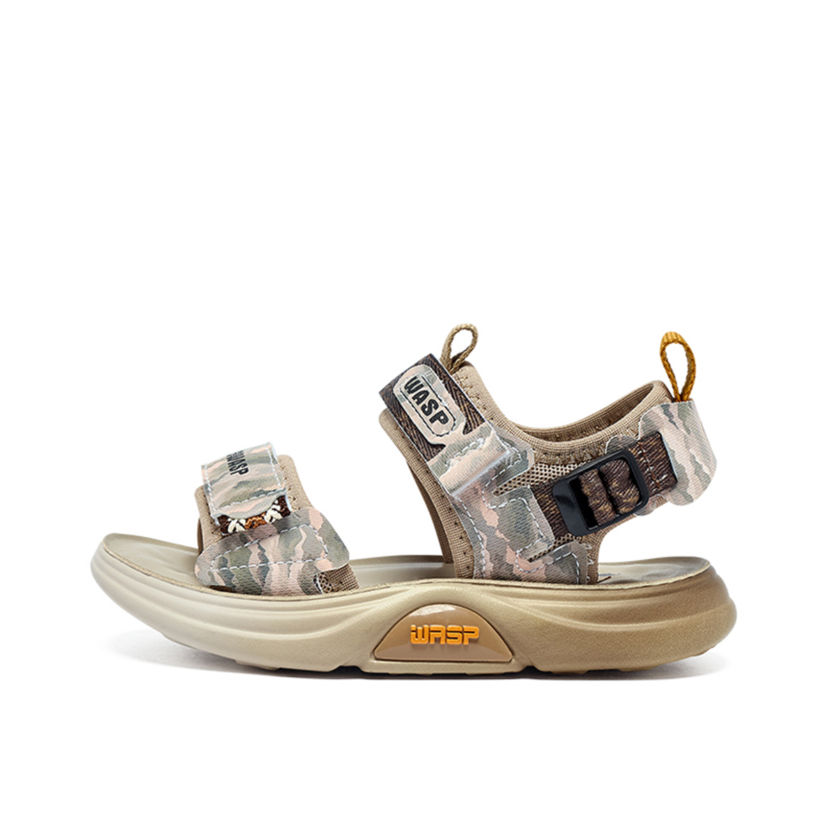 

Нескользящие, дышащие, легкие, амортизирующие детские сандалии BIG WASP, коричневый