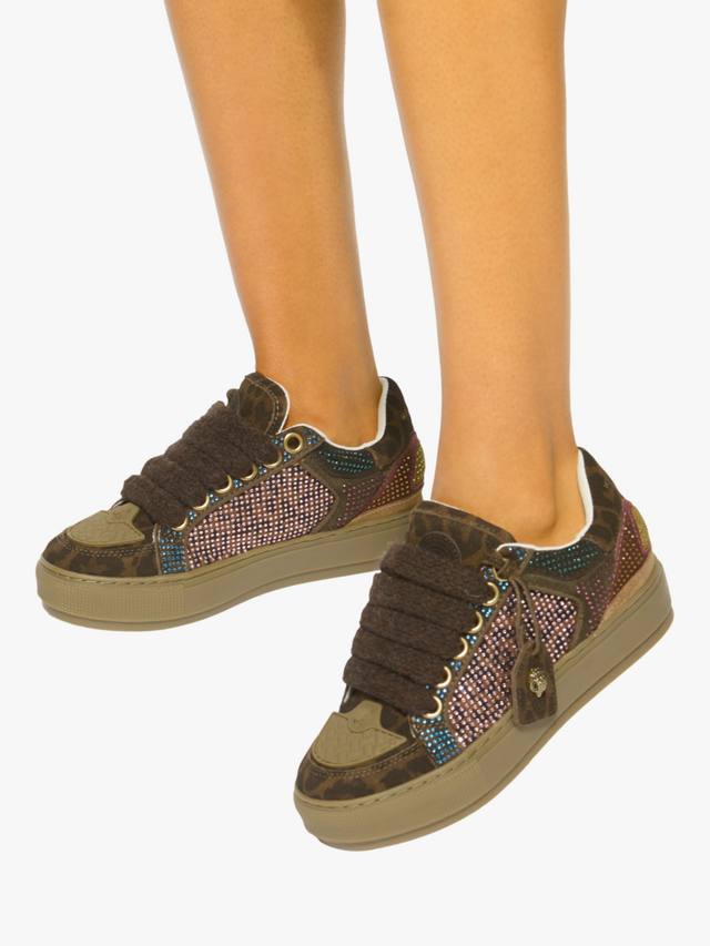 Кроссовки Southbank Tag Kurt Geiger London, Dark Brown/Multi — фото 2