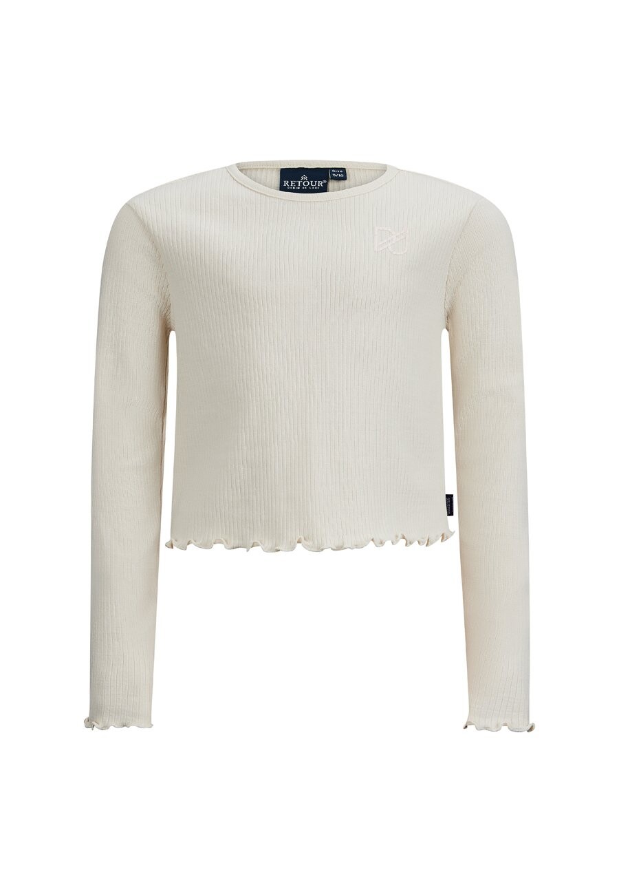 

Рубашка с длинным рукавом PEBBLES Retour Jeans, цвет light beige