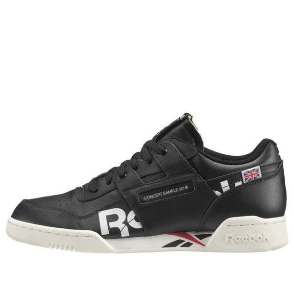 

Кроссовки workout skate shoes 'black white' Reebok, черный