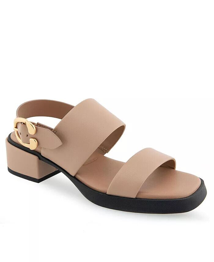 Женские босоножки Dove на низком каблуке Aerosoles, бежевый