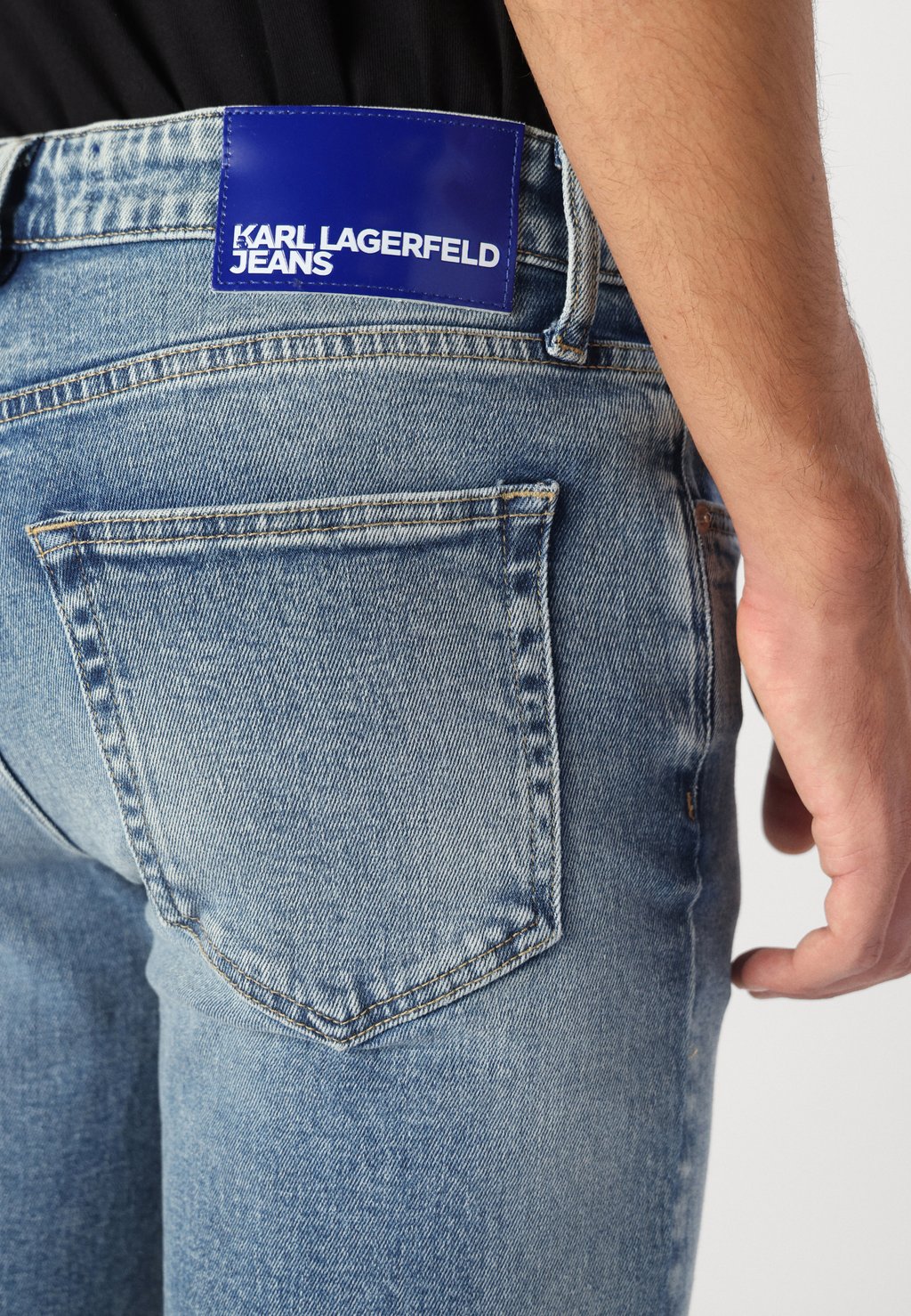 

Джинсы облегающего кроя Karl Lagerfeld Jeans, светло-голубой деним