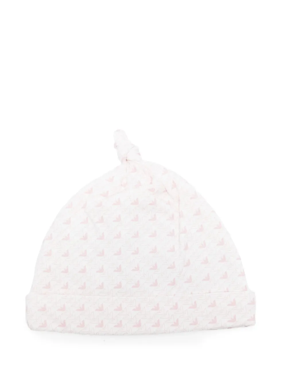 

Шапка с принтом орла Emporio Armani Kids, розовый