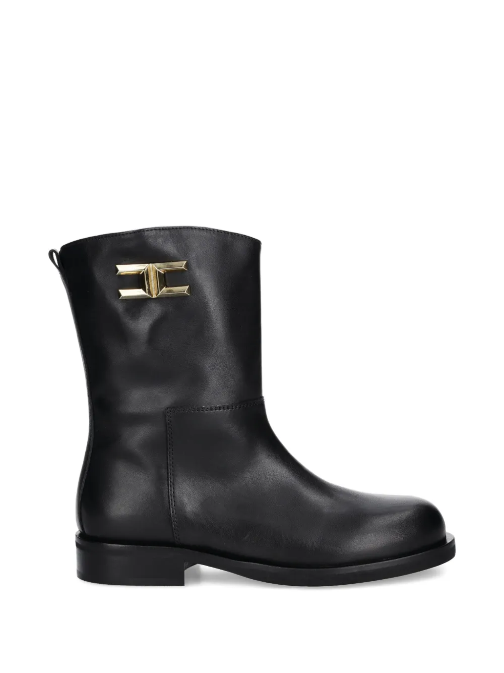 Ботильоны с логотипом Elisabetta Franchi La Mia Bambina, черный — фото 2