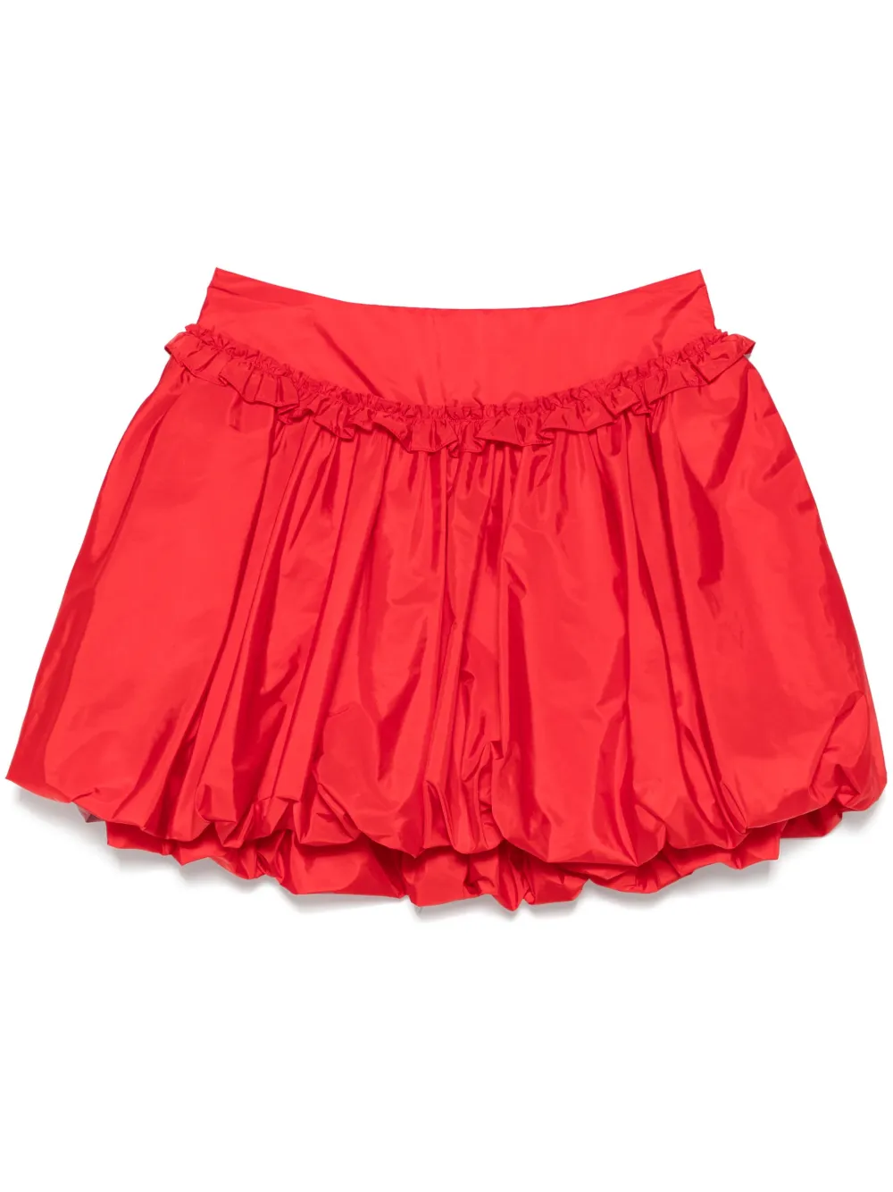 

Юбка мини со сборками Simone Rocha, красный