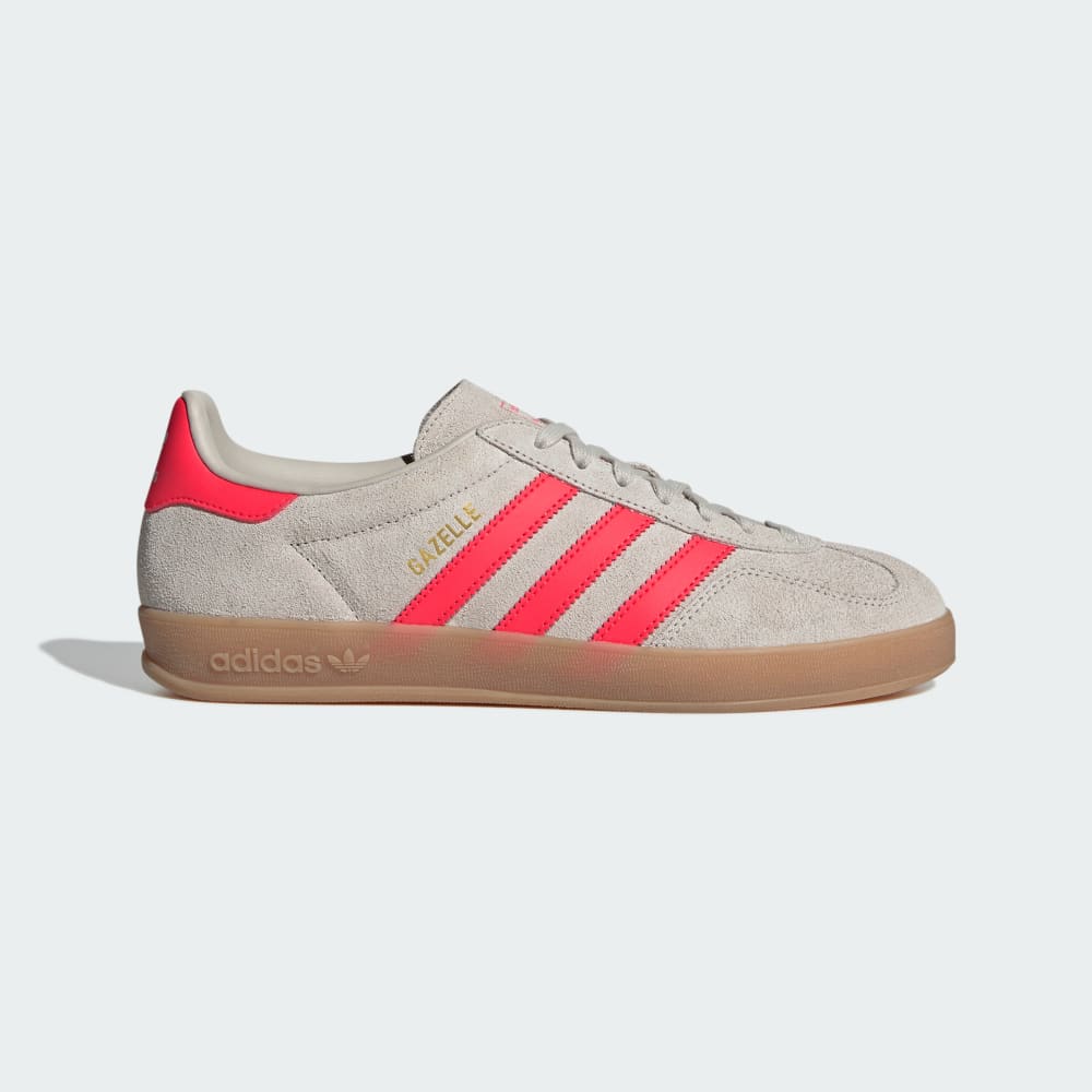 

Кроссовки Adidas Gazelle Indoor Shoes, цвет Beige/Lucid Red/Cloud White