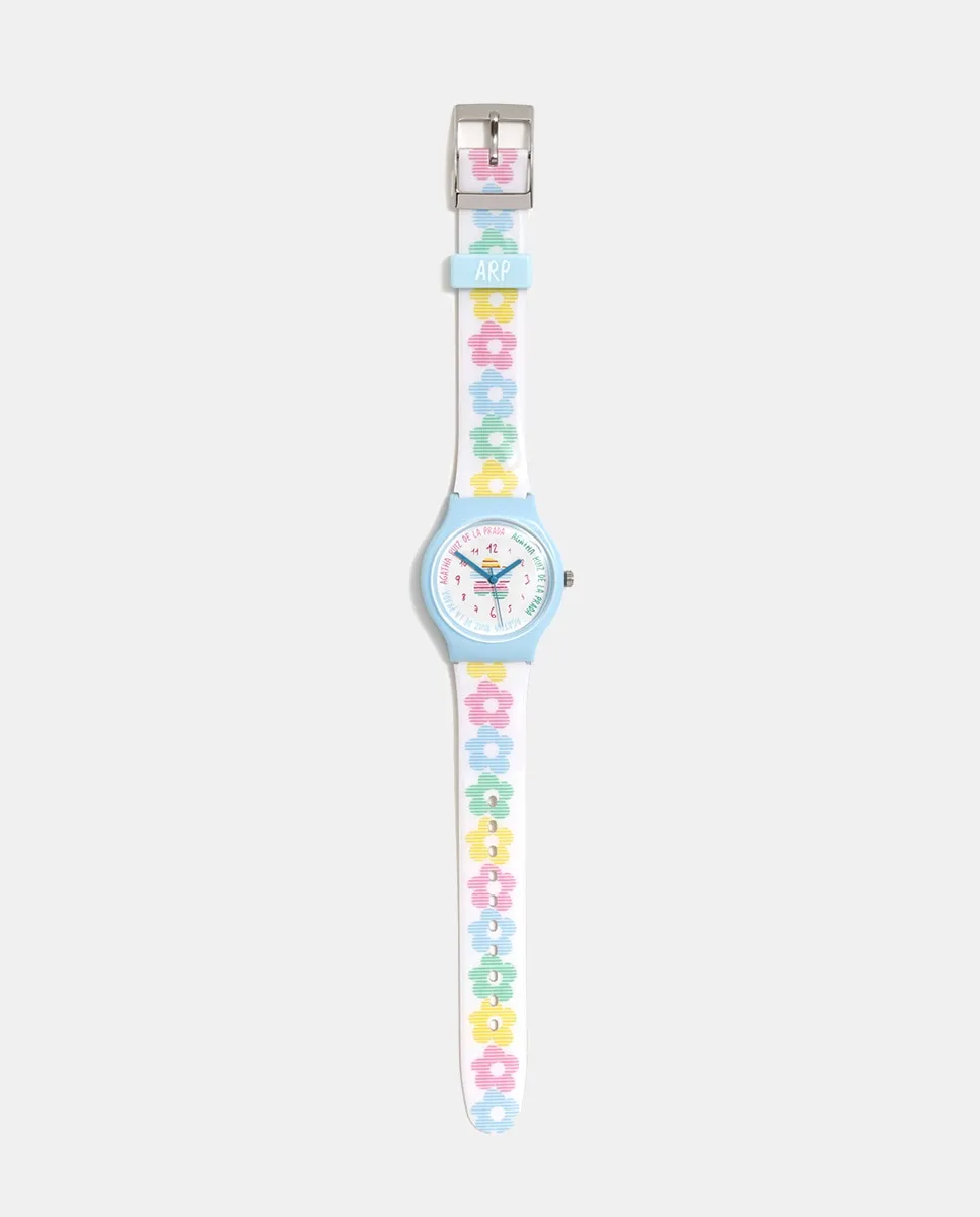 

Часы FLIP AGR371 с разноцветными цветами Agatha Ruiz de la Prada, мультиколор