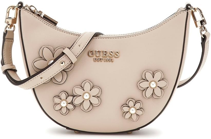 

GUESS Zaria мини-сумка через плечо с верхней молнией, Simply Taupe