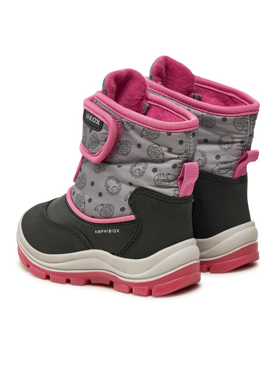 Сапоги для снега B Flanfil Girl B Abx B263WG 0BCMN C9235 M Geox, черный — фото 3