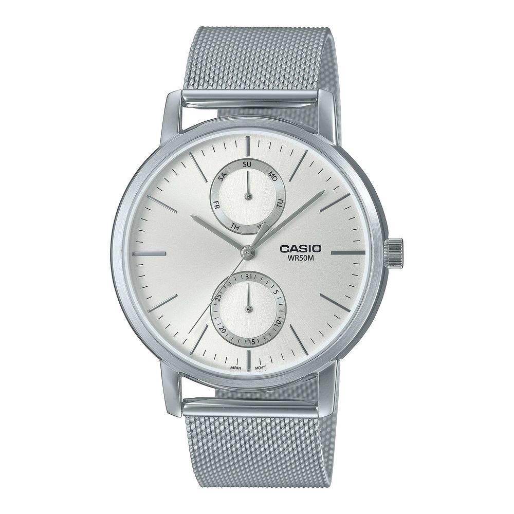 

Серебряные часы из нержавеющей стали Casio
