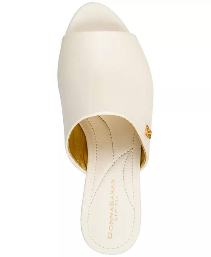 Женские сандалии Donna Slide на платформе Donna Karan New York, слоновая кость/кремовый — фото 4