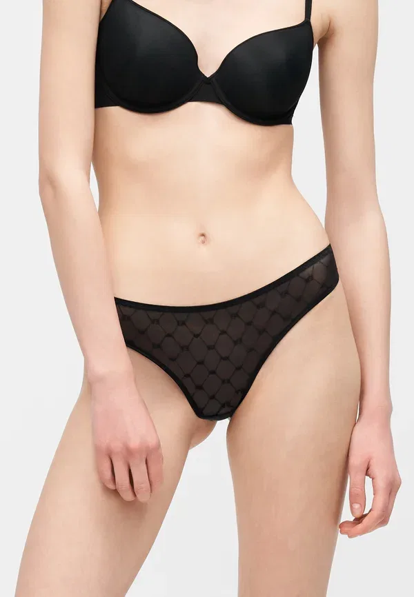 Трусы стринги 2 pack Emporio Armani, черный — фото 4