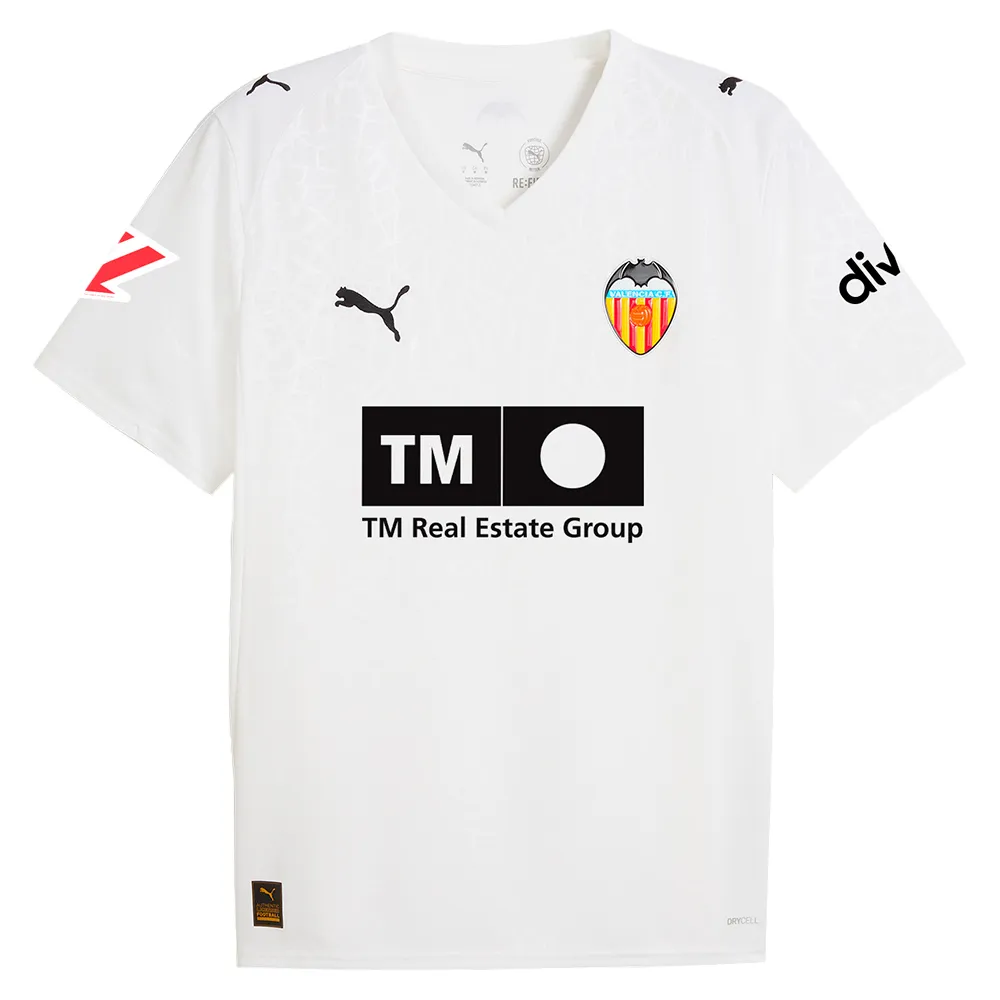

Футболка с коротким рукавом Puma Valencia CF 25/26 Replica home junior, белый