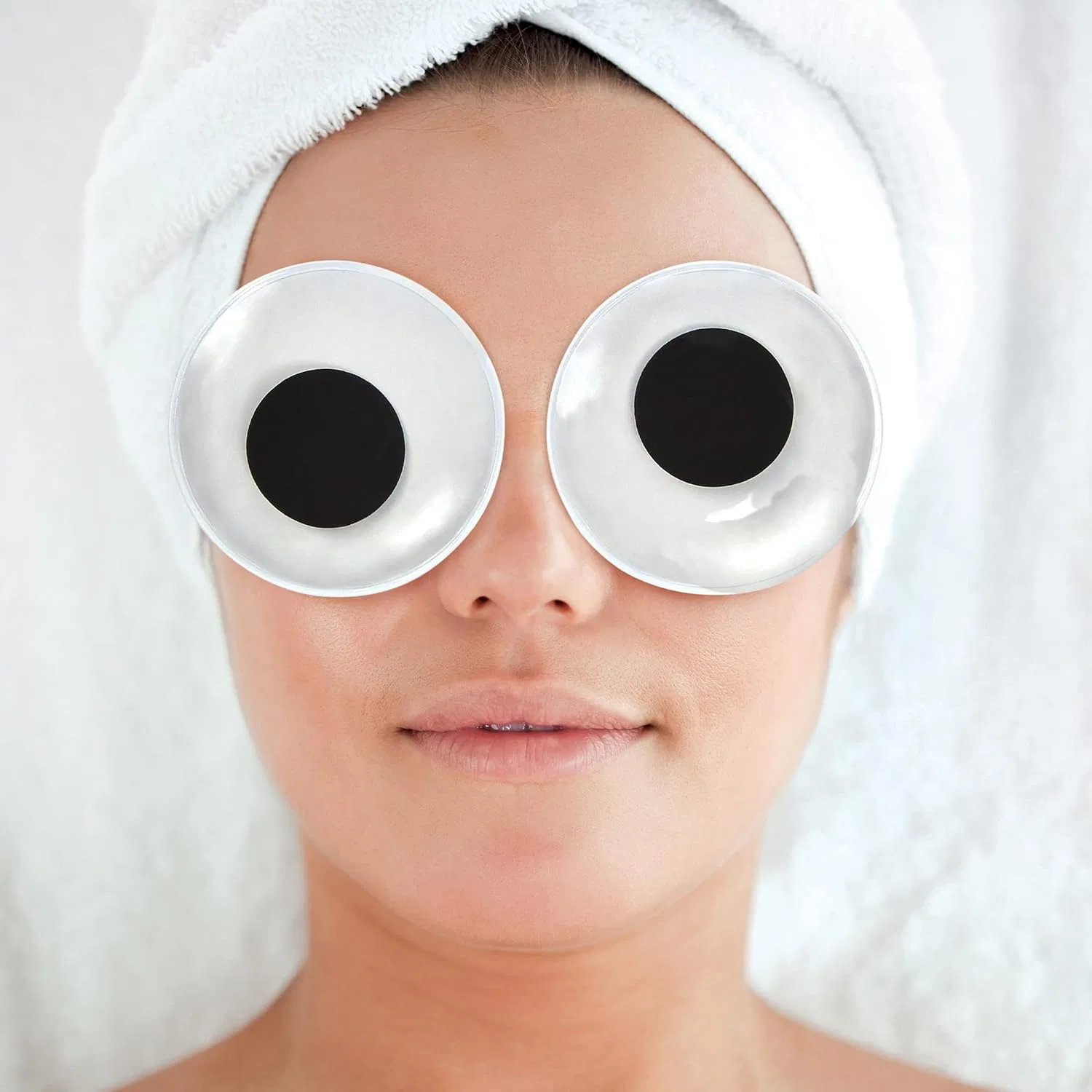 Гелевая маска для глаз Chill Out Googly Eyes Genuine Fred, 2 шт, ассорти — фото 4