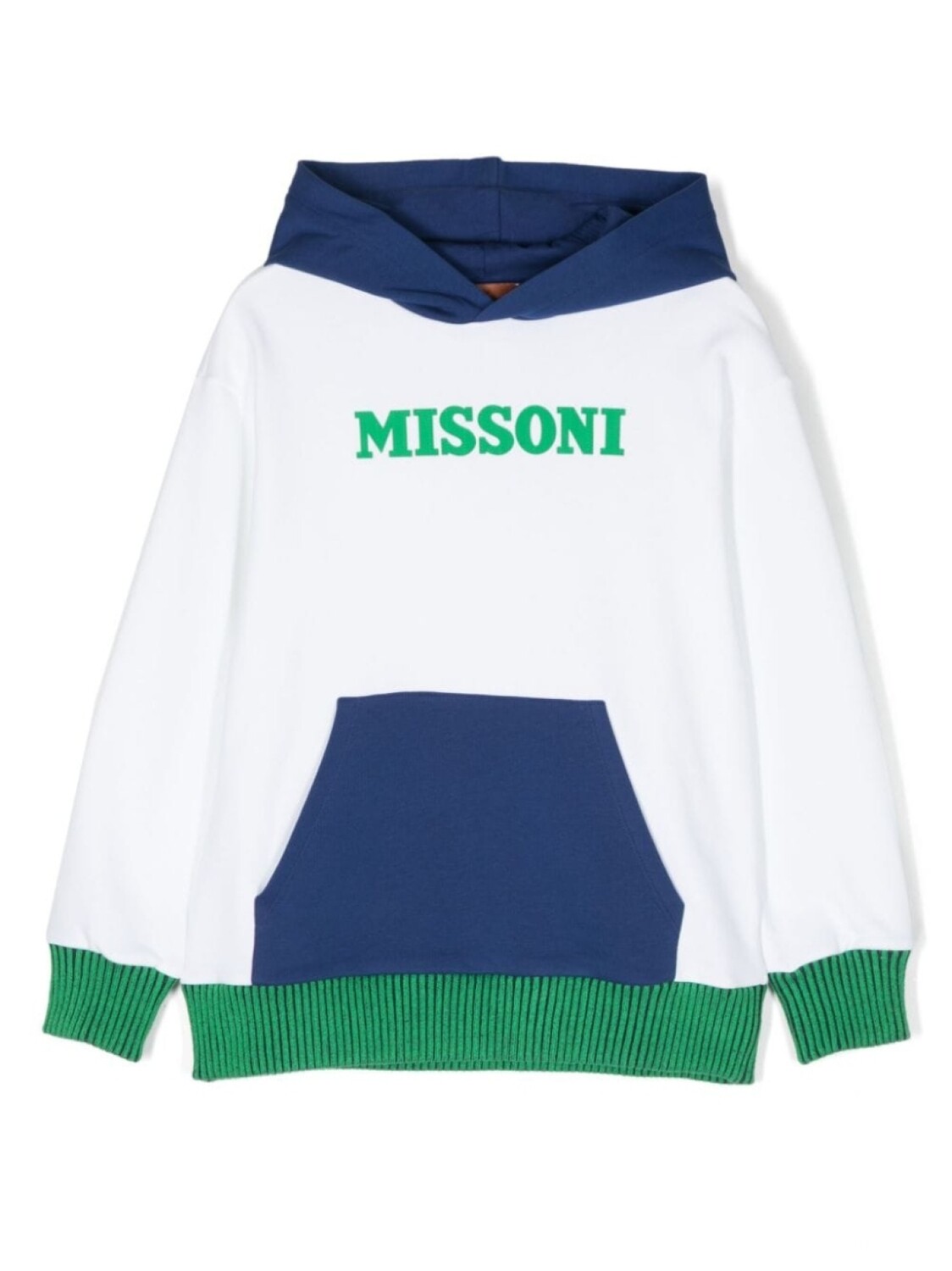 

Missoni Kids худи с логотипом, белый