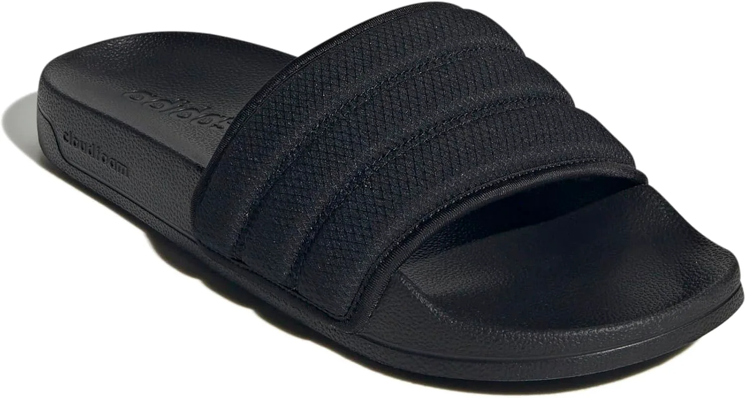 Сандалии Adidas Adilette Suede для взрослых унисекс, черный — фото 4