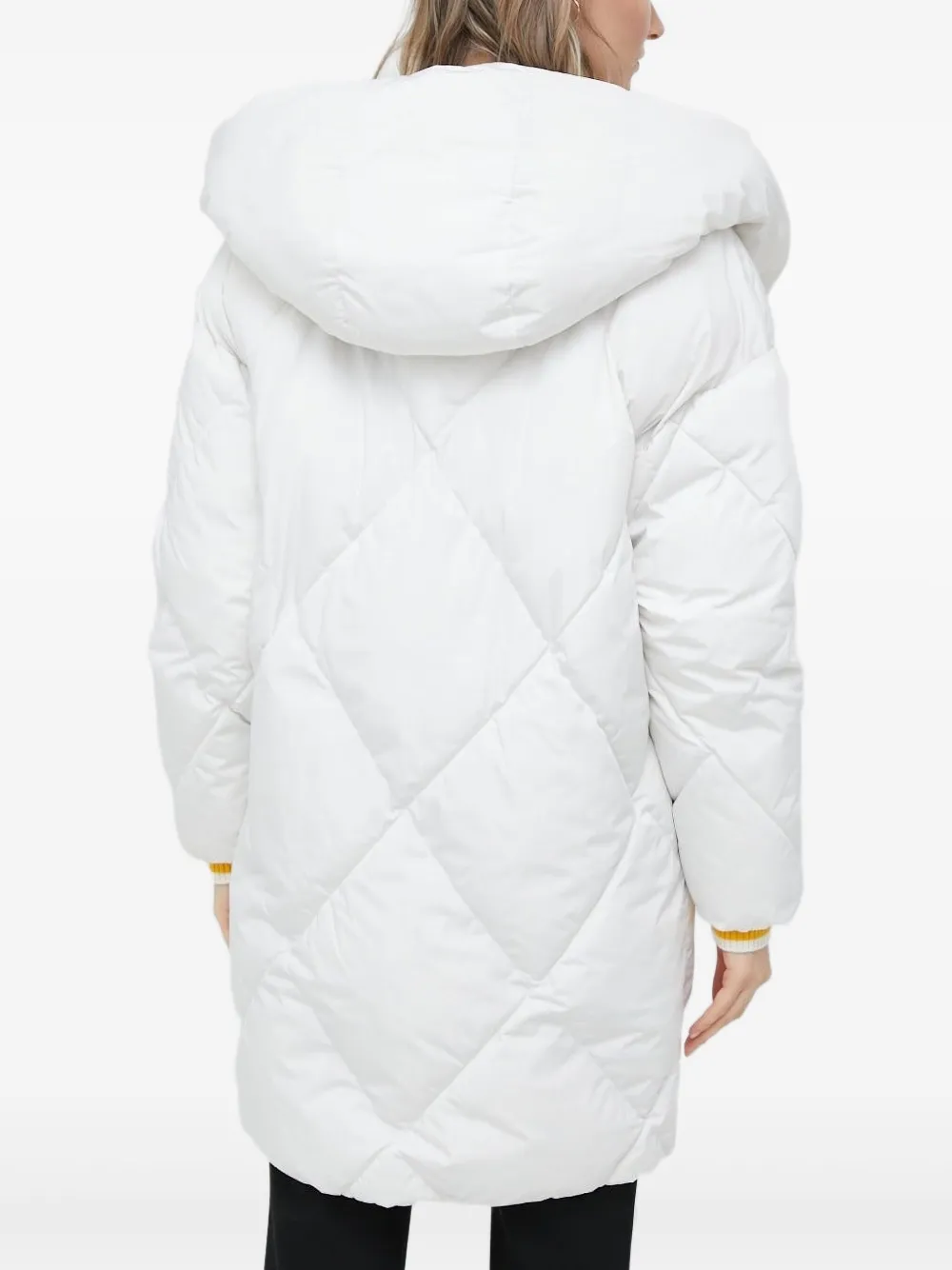 

Стеганая куртка с капюшоном Geox, белый