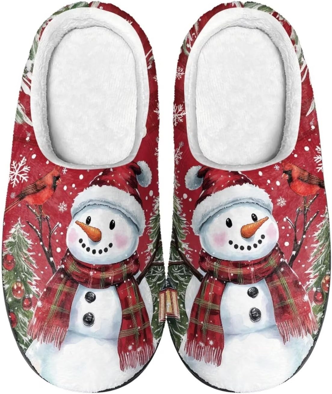 

Рождественские тапочки для женщин и мужчин, зимние мягкие домашние тапочки с нескользящей подошвой, мягкие плюшевые тапочки на выход, унисекс Srengjodk, Christmas Dog Print