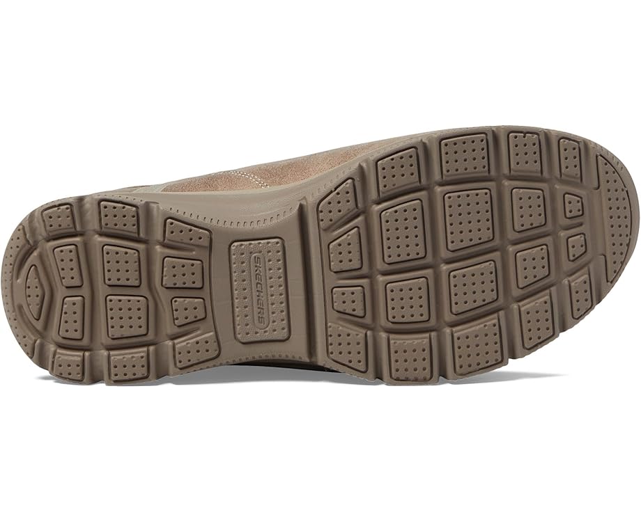 Ботинки женские SKECHERS Easy Going низкие из экокожи, серо-коричневый — фото 3