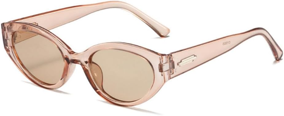 

MUTYNE Модные солнцезащитные очки «кошачий глаз» желейного цвета для женщин, винтажные с заклепками, модные солнцезащитные очки для мужчин, защита от УФ-излучения UV400, Champagne