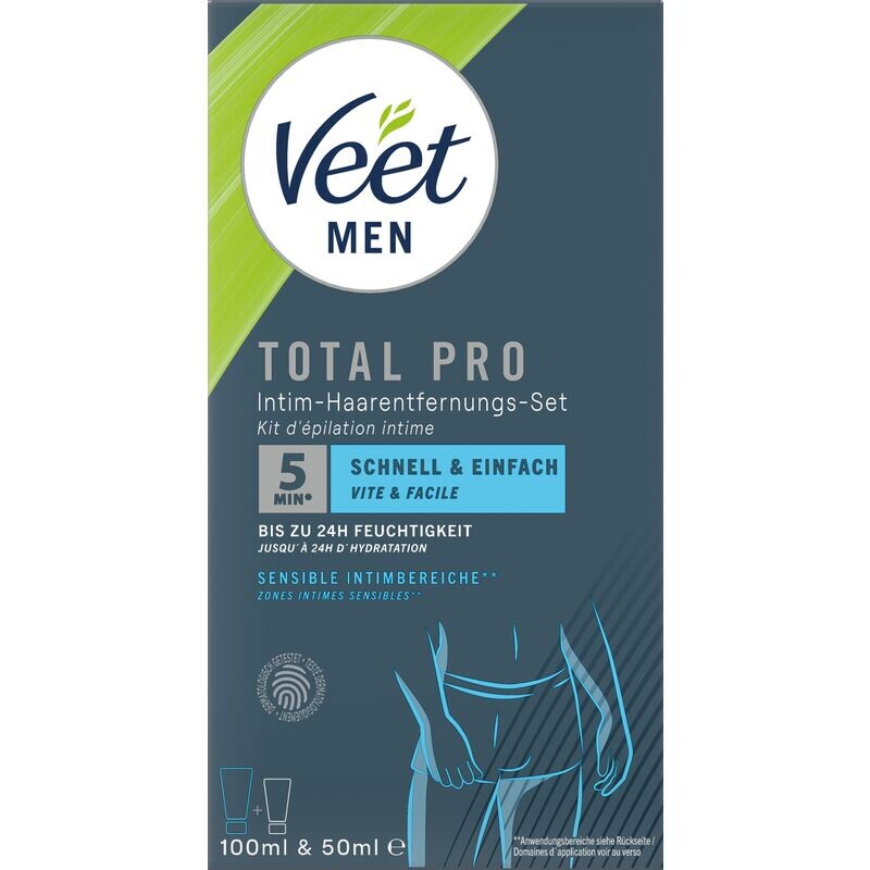 

Набор для интимной эпиляции для мужчин Veet, 150 ml