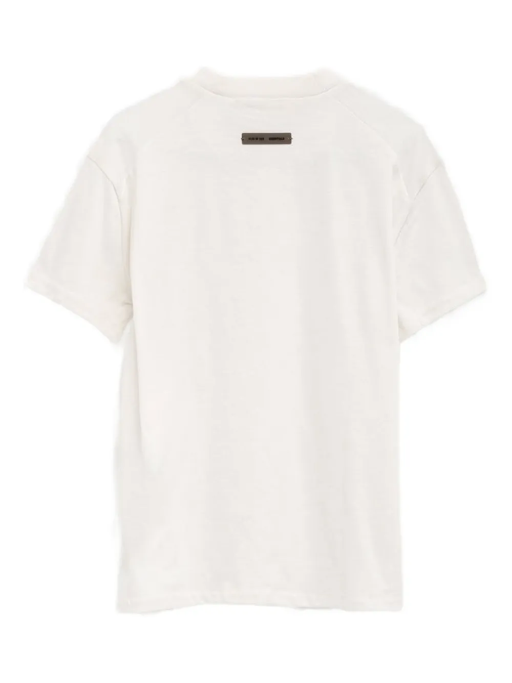 Футболка Fear of God Essentials Embroidered Classic, слоновая кость — фото 2