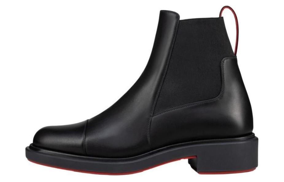 

Кожаные ботинки Christian Louboutin, черные