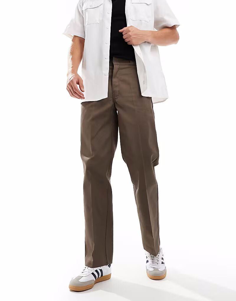 

Брюки прямого кроя Dickies 874 средне-коричневого цвета