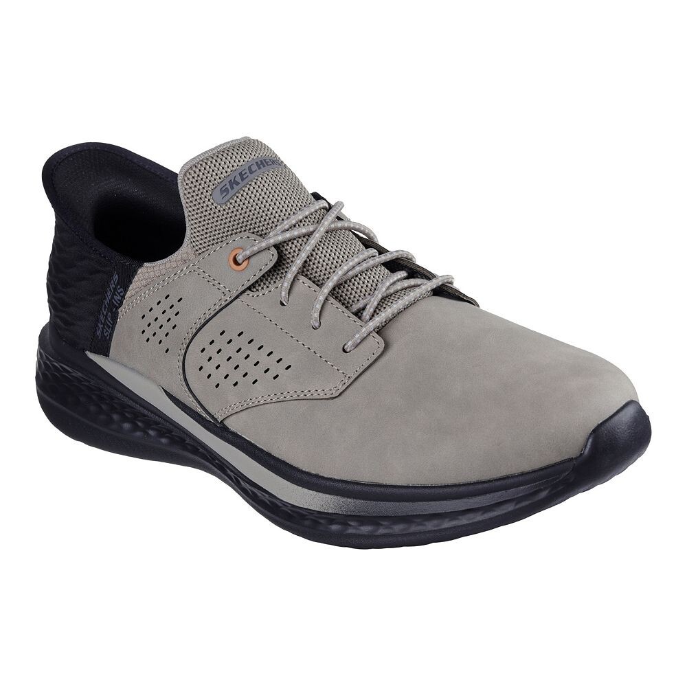 

Мужская обувь Skechers Hands Free Slip-ins Relaxed Fit Slade Macklin, цвет Cement