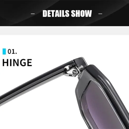 

Винтажные солнцезащитные очки с двойной перемычкой для женщин, квадратная оправа, солнцезащитные очки для женщин с защитой от УФ-излучения UV400 MTZJH, Blue