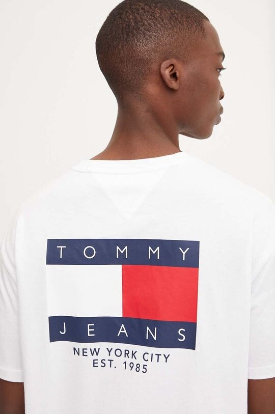 

Хлопковая футболка Tommy Jeans, белый