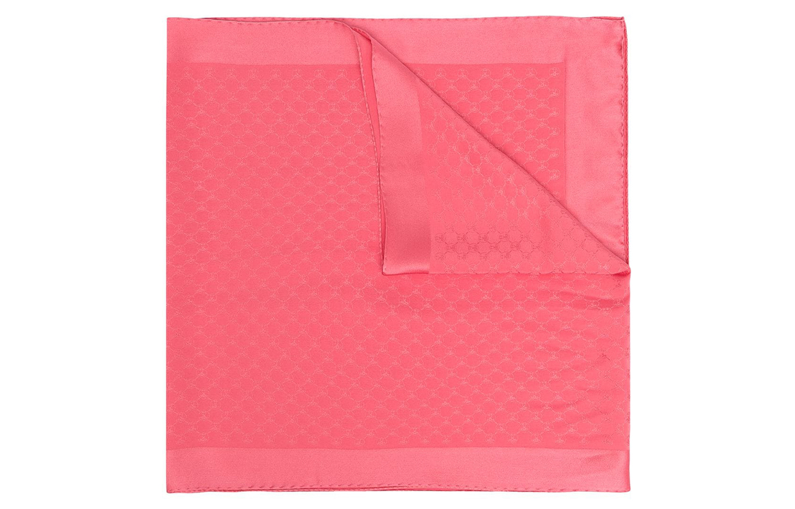 

Шёлковый платок женский розовый MOSCHINO