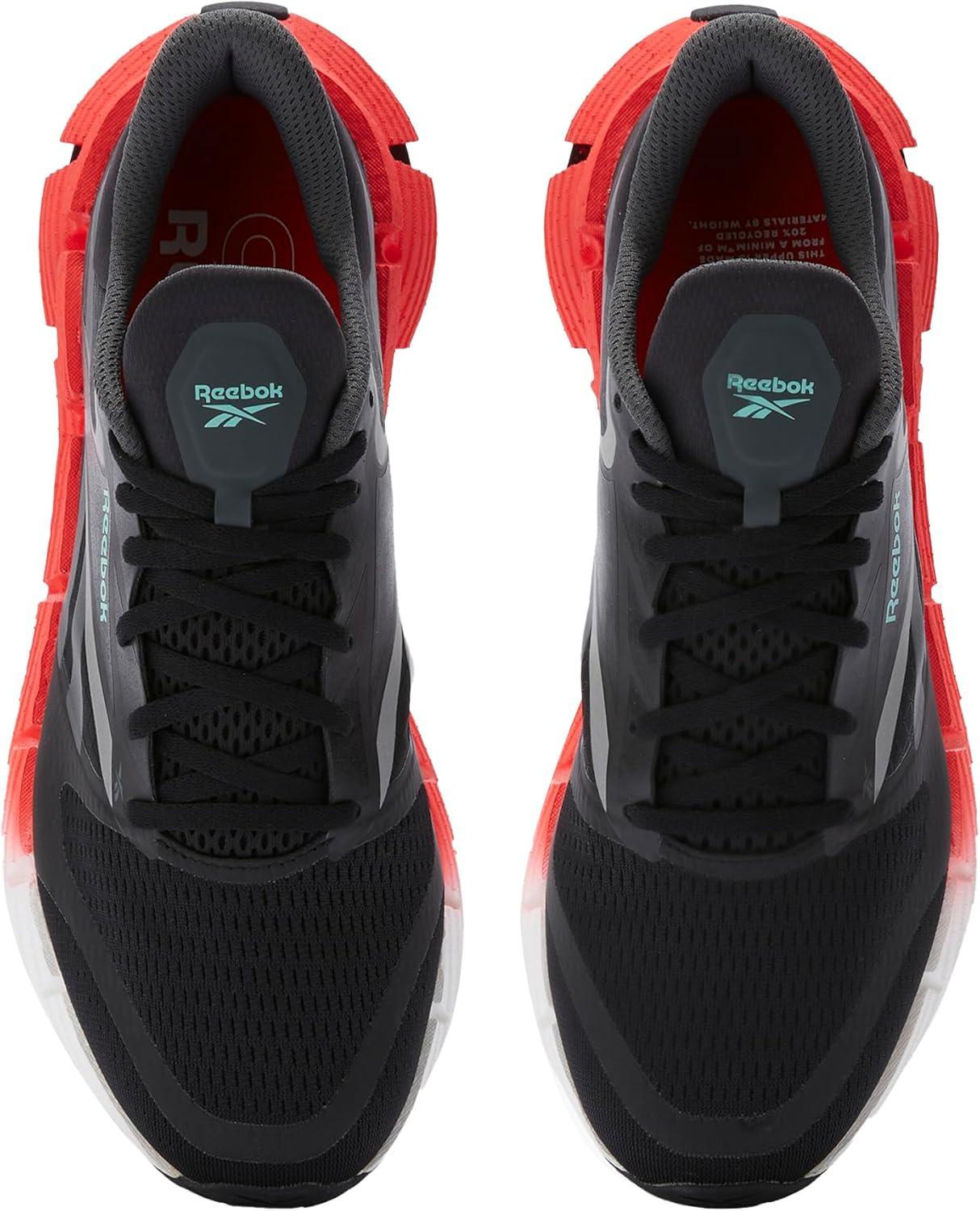 Мужские беговые кроссовки Reebok Floatzig, белый/черный/серый — фото 4