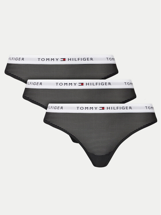 

Набор из 3 стрингов Tommy Hilfiger, черный